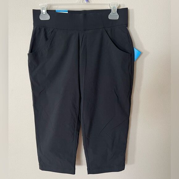 Columbia Women’s Pull-On Active Fit Capri Pants Black - Picture 2 of 10